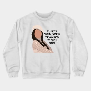 "I Know How to Spell PRNDL" Suite Life London Tipton Drawing Crewneck Sweatshirt